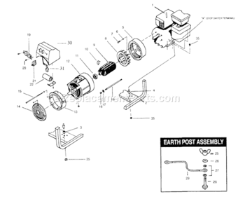 Part Location Diagram of A1930AGS Generac FLANGE, ADPTR